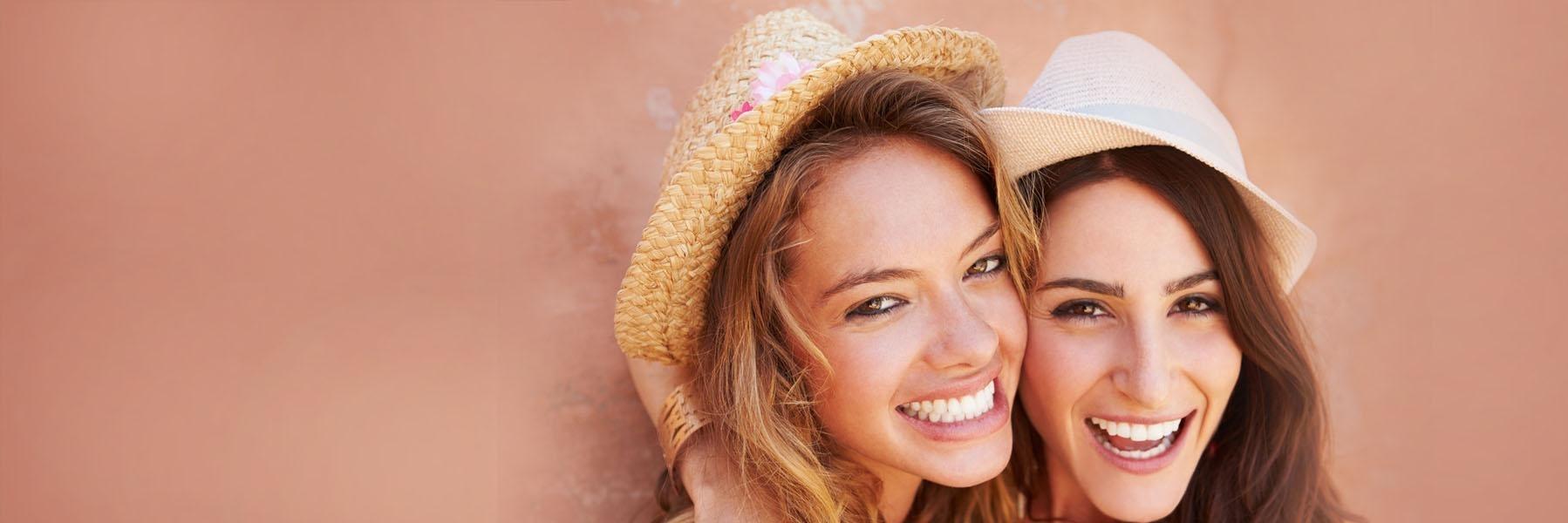 Two Young Girls | McKnight Signature Dental